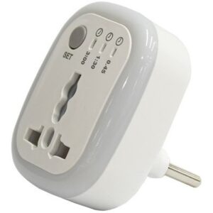 تبدیل دو شاخه برق advance مدل A-K42 تایمردار