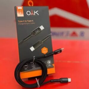 کابل شارژ تایپ سی به تایپ سی OAK مدل K285