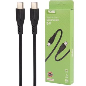 کابل تایپ سی به تایپ سی (Type-C To Type-C) وابی (VABi) طول 1 متر